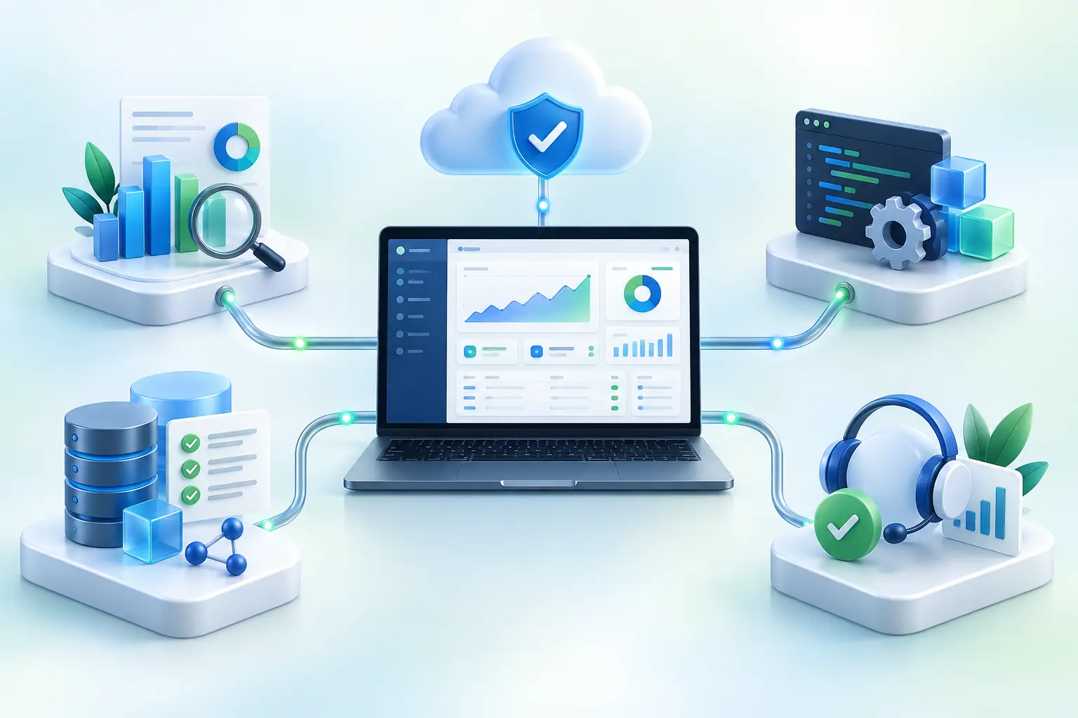 Proceso profesional de análisis, desarrollo, integración e implantación de software empresarial